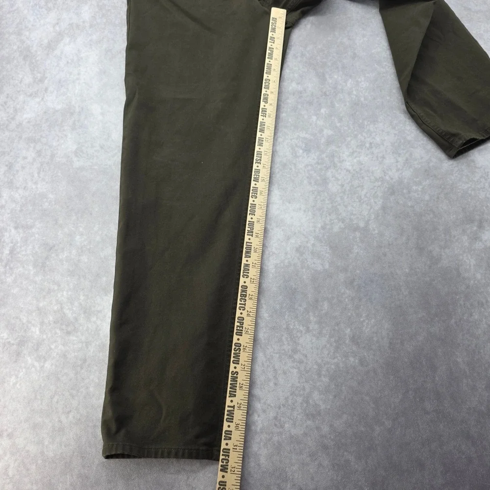 Banana Republic Athletic Fit Pants Mens 38x32 Olive Stretch Chino Fits 40x32